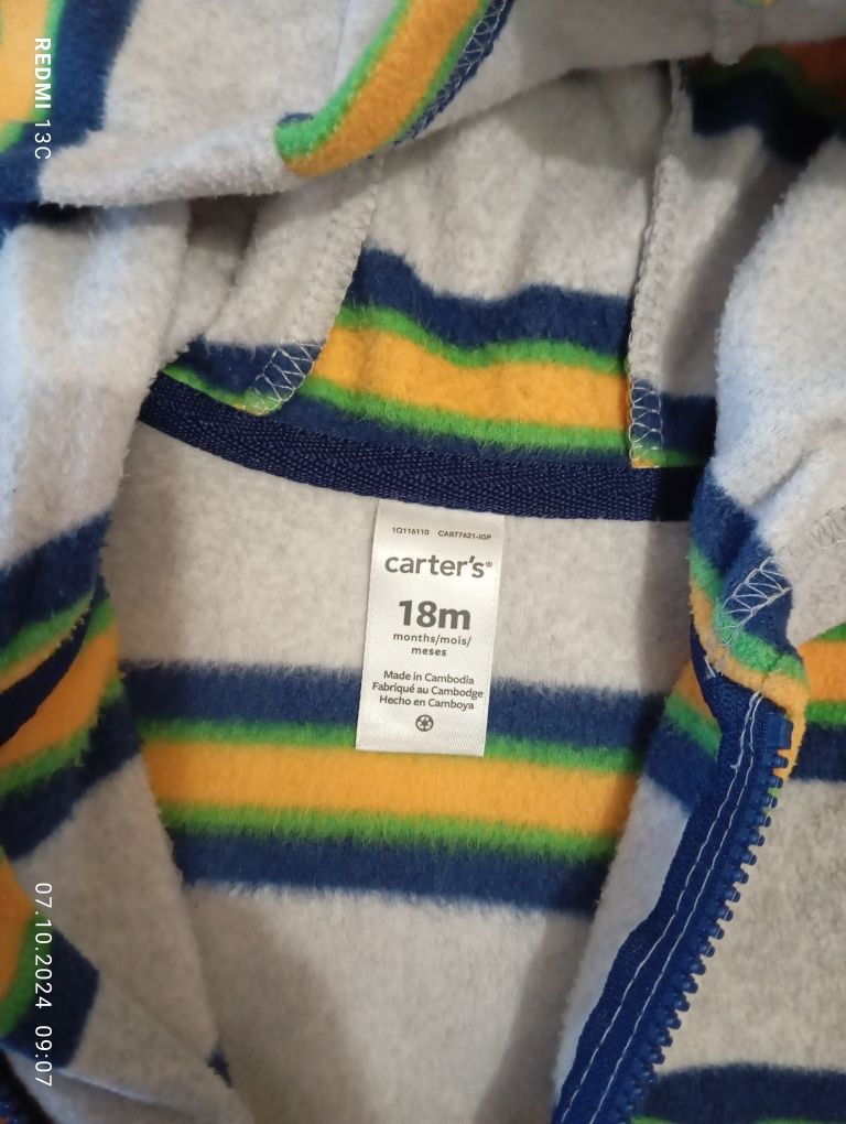 Флісовий ромпер Carter's