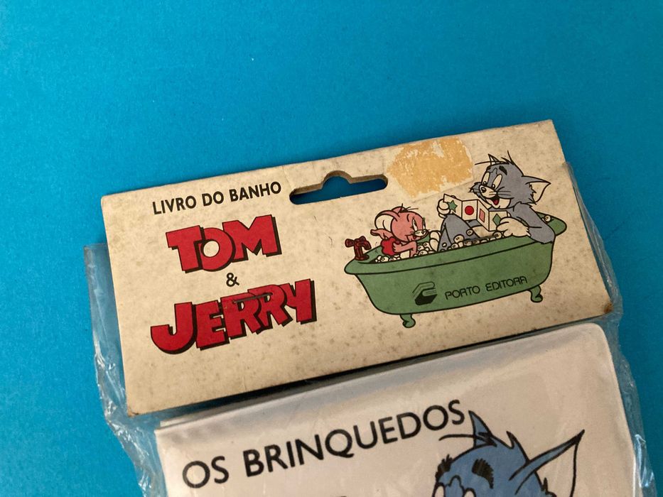 Livro do banho Tom & Jerry Porto Editora Anos 80