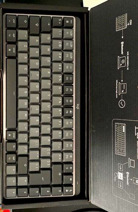 Teclado Mac mecânico Logitech MX Mini