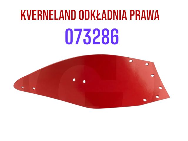 KVERNELAND PŁUG Odkładnica Prawa 073286 Nowa Niemiecka Granit FV