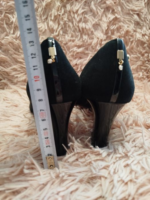 Buty czółenka szpilki czarne 37