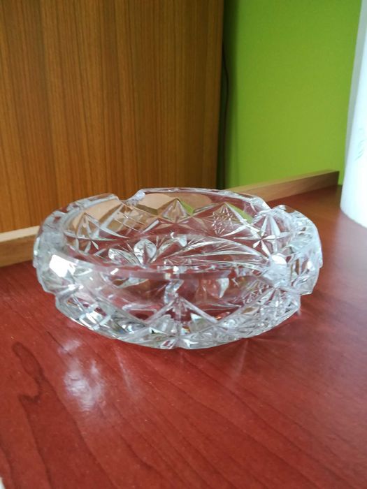 Popielniczka kryształowa PRL