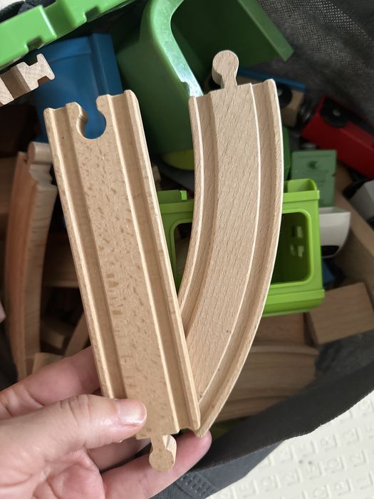 Деревʼяна залізна дорога Ікеа IKEA,