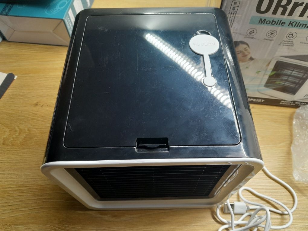 Mini wentylator biurkowy 500ml cichy orrnvte mg-191