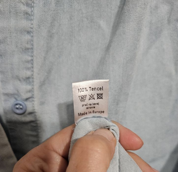 Błękitna niebieska koszula Oh Mess