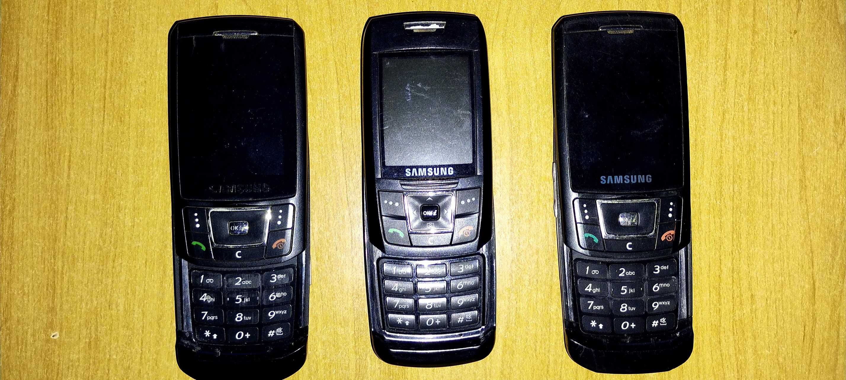 3x Samsung D900i GSM Slide Slider microSD MP3 RadioFM 3MPx E-Mail D900