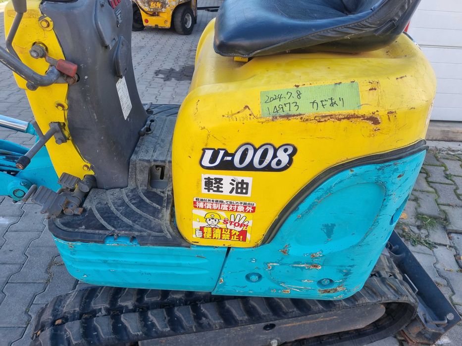 Minikoparka Kubota K008-3 U008 stan bardzo dobry