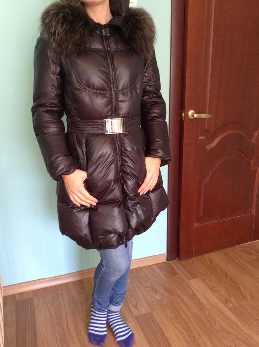 Пуховик женский, теплое пальто, Lanvin, размер 44-46