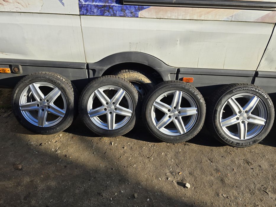 Koła Zimowe Mercedes C-KLASA V-KLASA 5x112 R17 ET48.5 66.6 215 55 R17