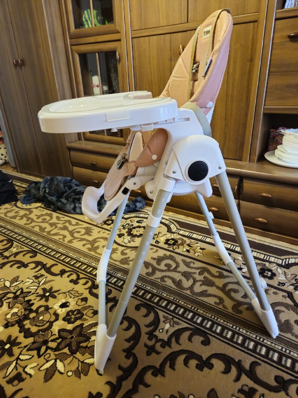 Стульчик для кормления  Prime розовый