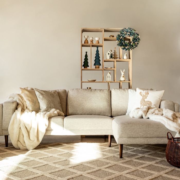 Sofá chaise longue - gato preto