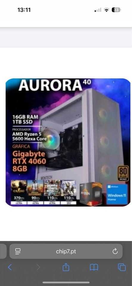 setup gaming completo