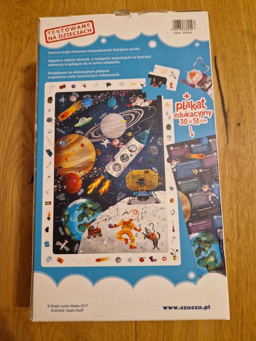 puzzle kosmos 60 elementów