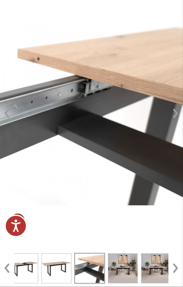 Mesa de jantar extensível