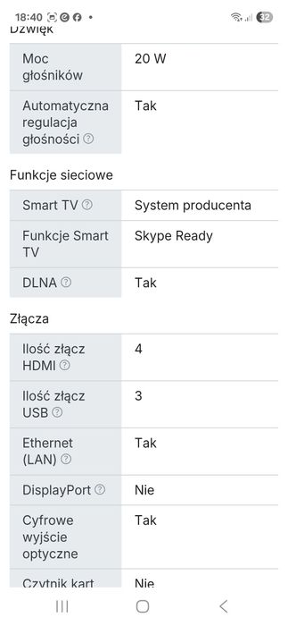 Telewizor Samsung 55 EU55H6400AK