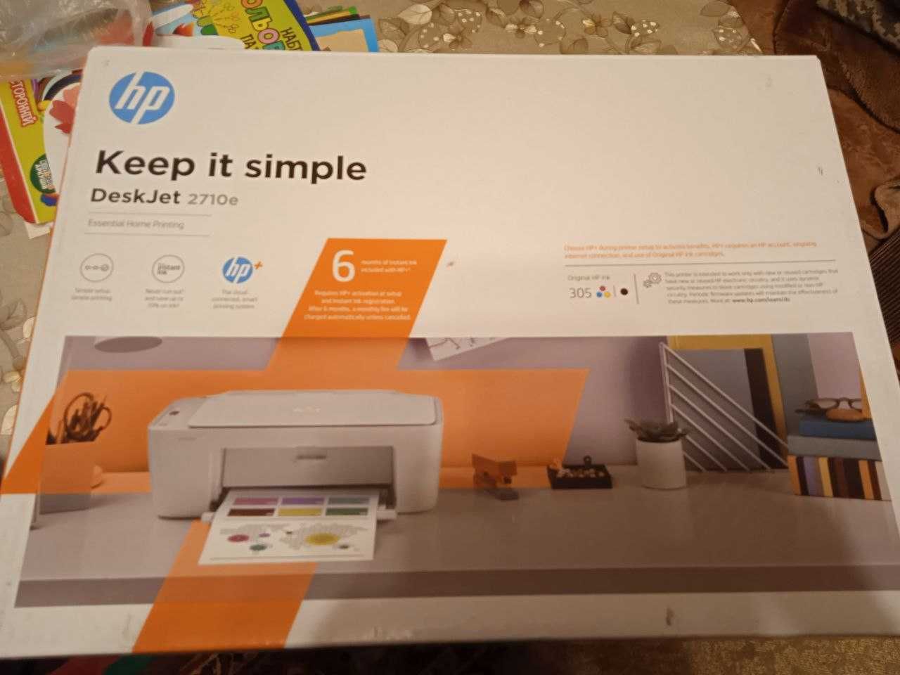 МФУ deskjet 2710 e + нспч
