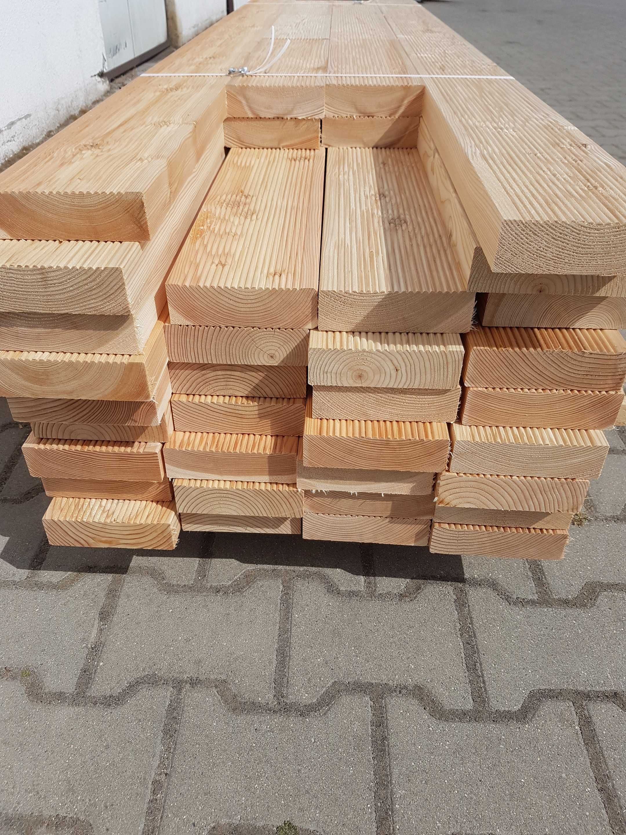 Deska na pomost z modrzewiu