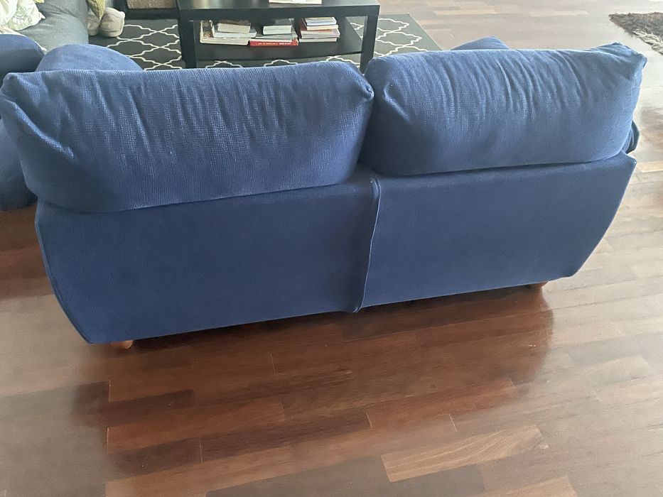 Conjunto de sofás reclináveis e extensíveis