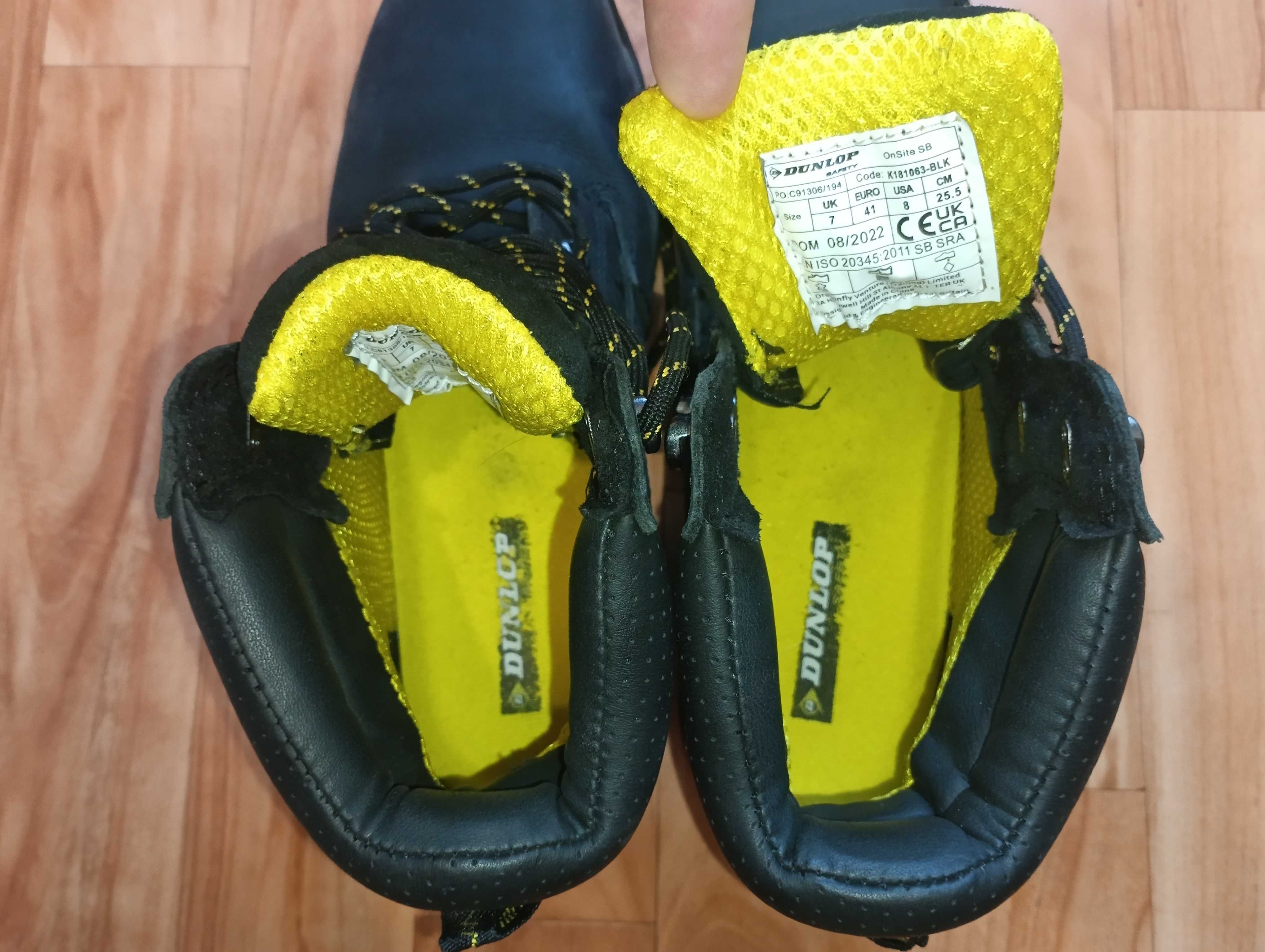 Идеальные Рабочие Ботинки Dunlop 41-41.5р Мет/Носок Англия Кожа