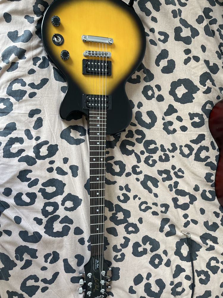 Zestaw gitara elekryczna epiphone les paul II plus wzmacniacz/piecyk