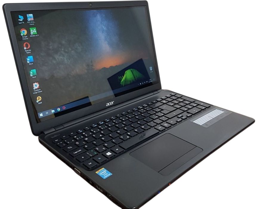 Ноутбук Acer Aspire E1-510P - 15.6", QuadCore Intel Pentium N3520, 4 Г
