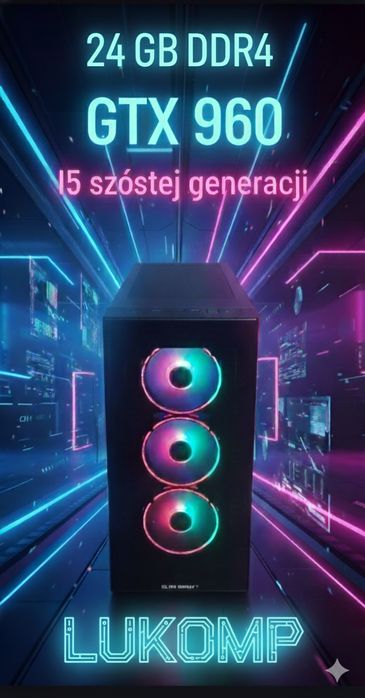 PC GWARANCJA I5-6400\GTX 960 4 GB DDR5\24GB DDR4\SSD480GB\2TB\500W