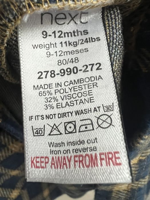 Тепле плаття 2шт Primark 80р 9-12м Next