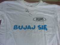 Nowa Oryginalna koszulka After Party"Bujaj Się" z oryginalnym podpisem