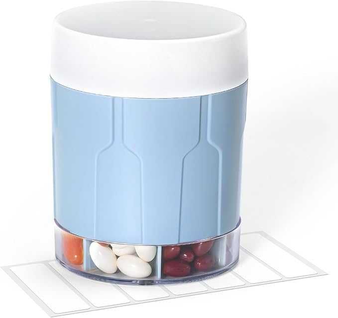 Betife Extra Large Organizer na suplementy diety, wodoodporny