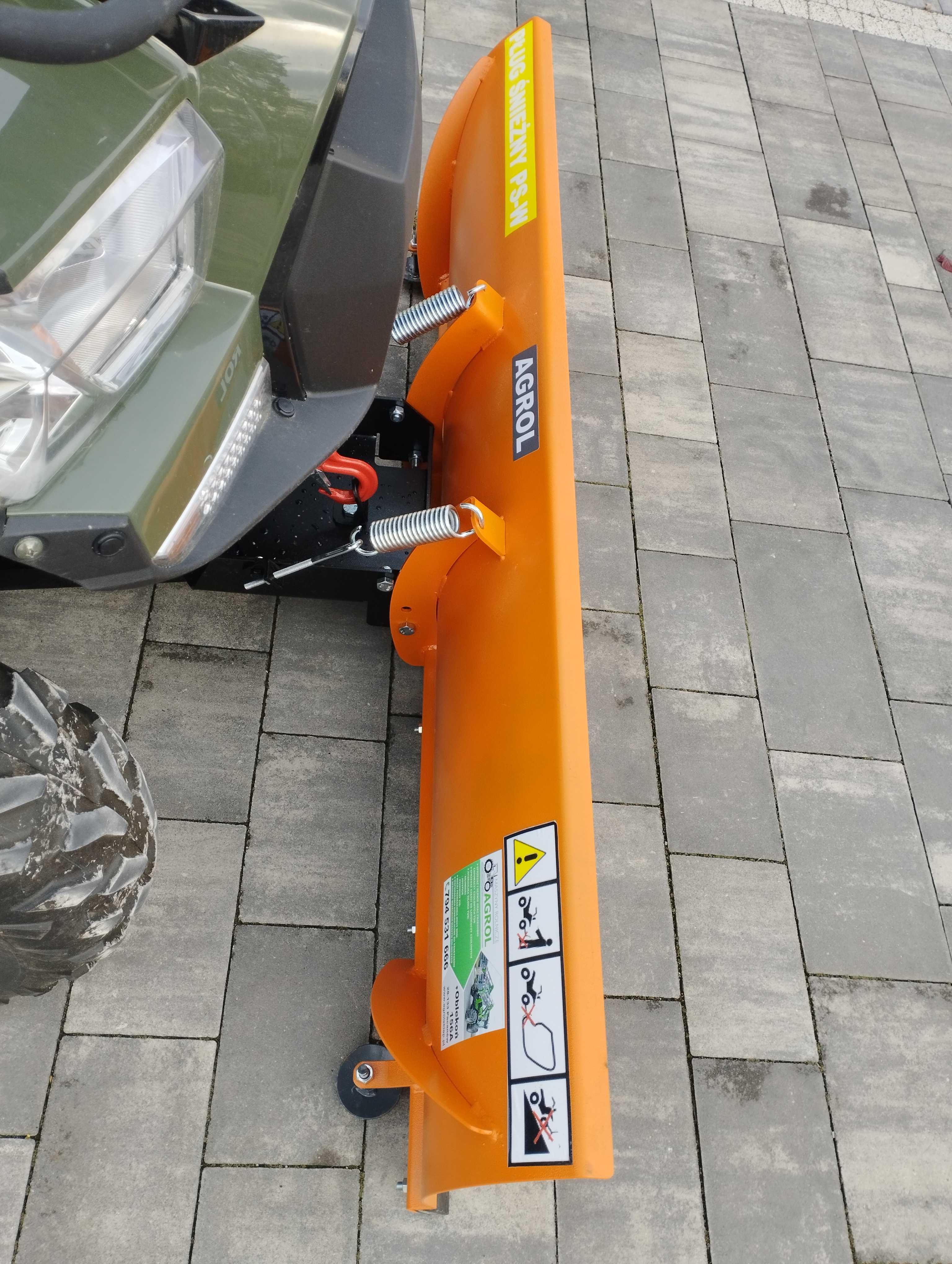 Pług śnieżny z mocowaniem do Quada szybka realizacja dostawa