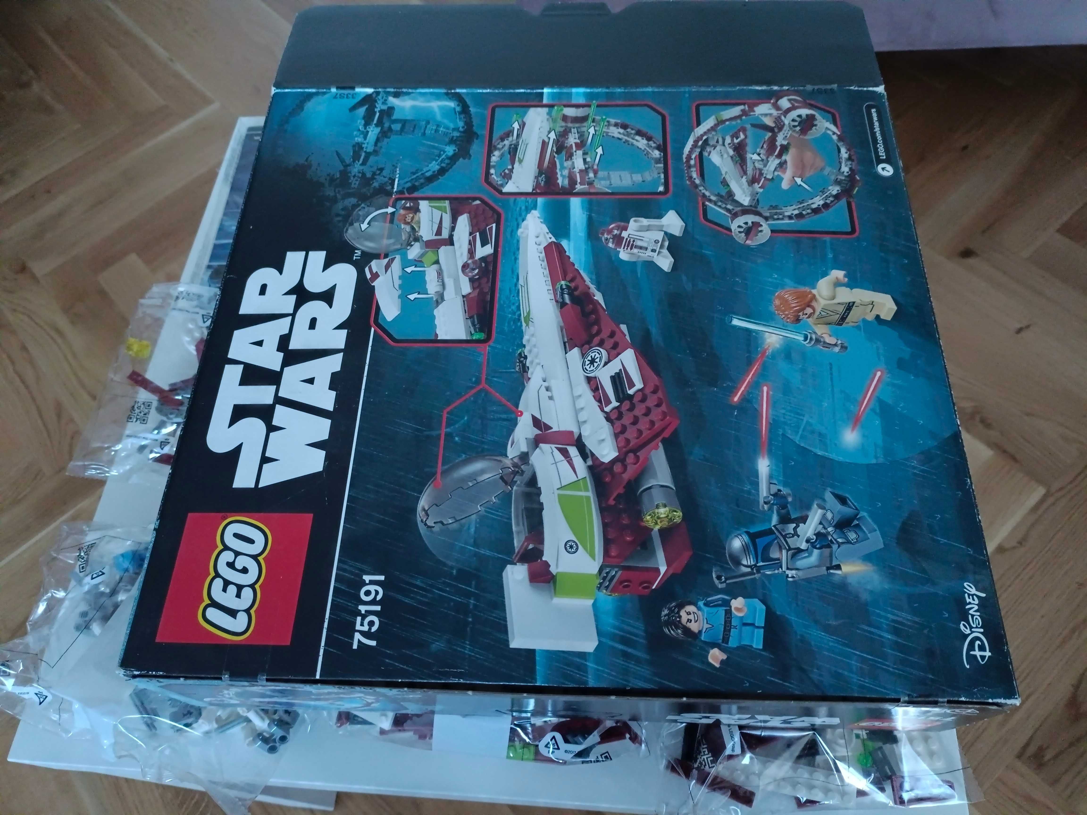 Lego Star Wars 75191 Jedi Starfighter, nowy bez figa Jango Fett sw0845