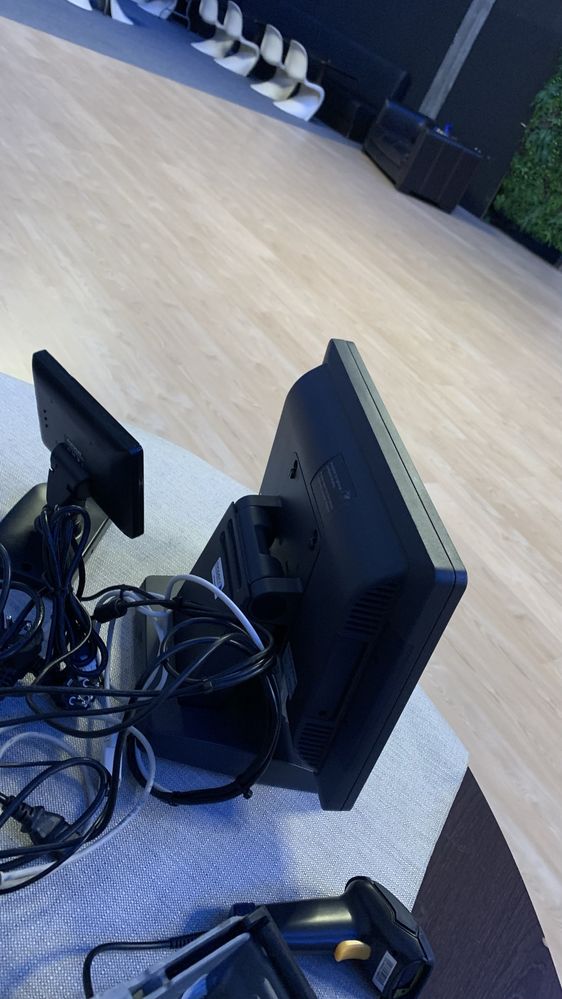 Monitor 15 polegadas duplo para TPV