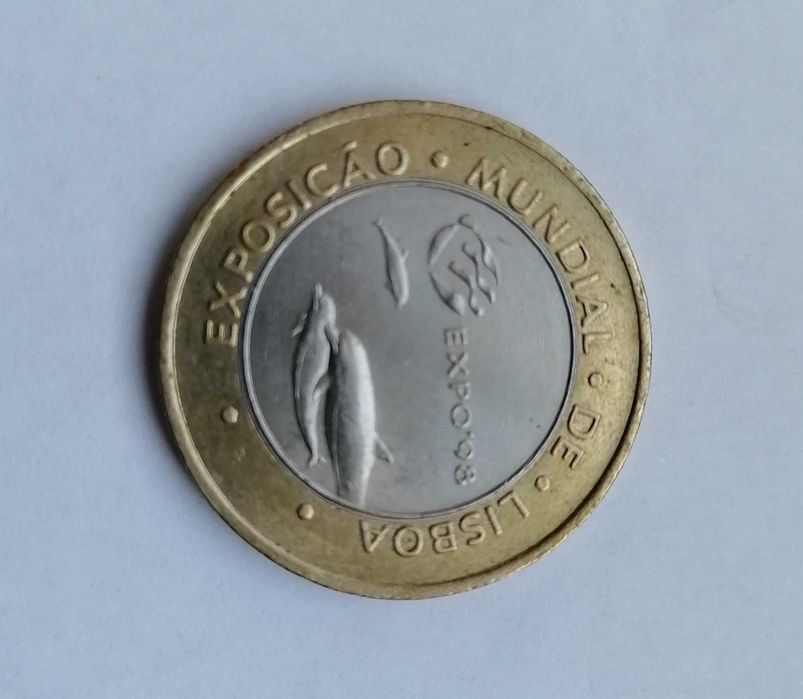 moedas comemorativas 200 e 100 escudos