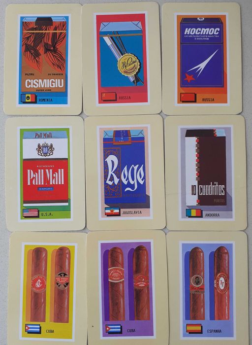 Calendários bolso - Tabacos do Mundo