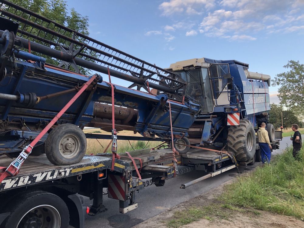 Transport kombajnów koparek