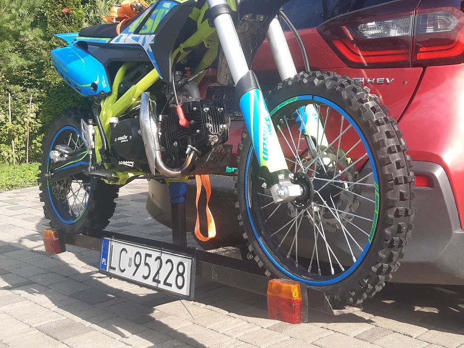 Bagażnik na hak po motocykl Cross skuter