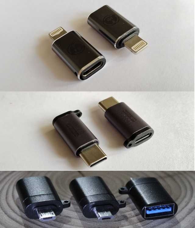 OTG адаптер переходник USB 3.0 Type-C Micro-USB Lightning AUX 3.5mm DC