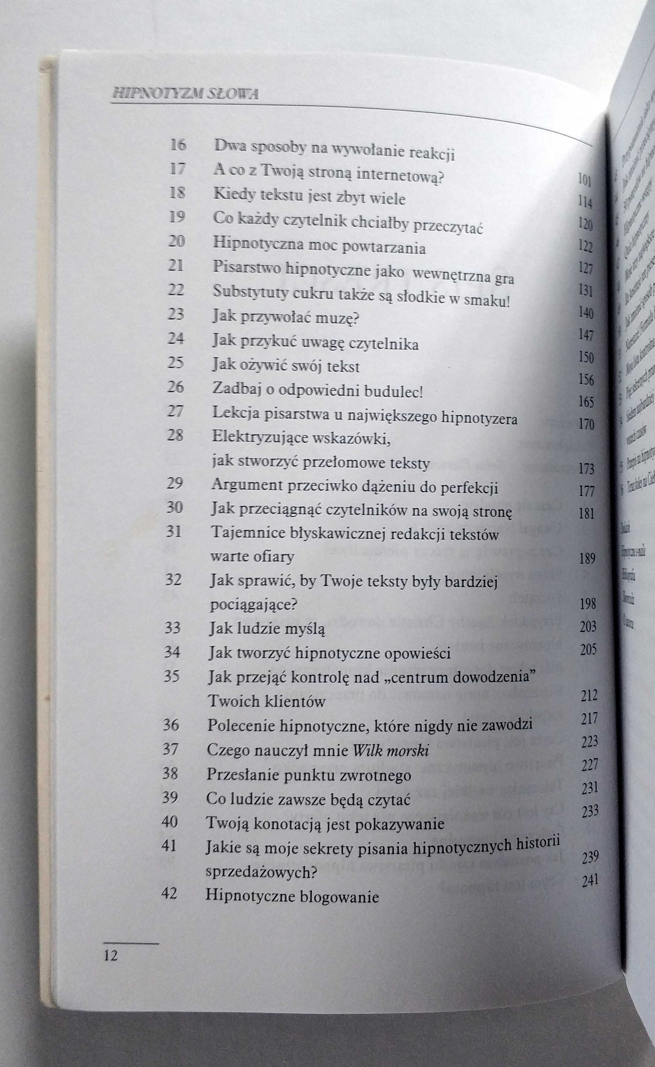 HIPNOTYZM SŁOWA, Jak podbijać umysły twoich klientów, VITALE, UNIKAT!
