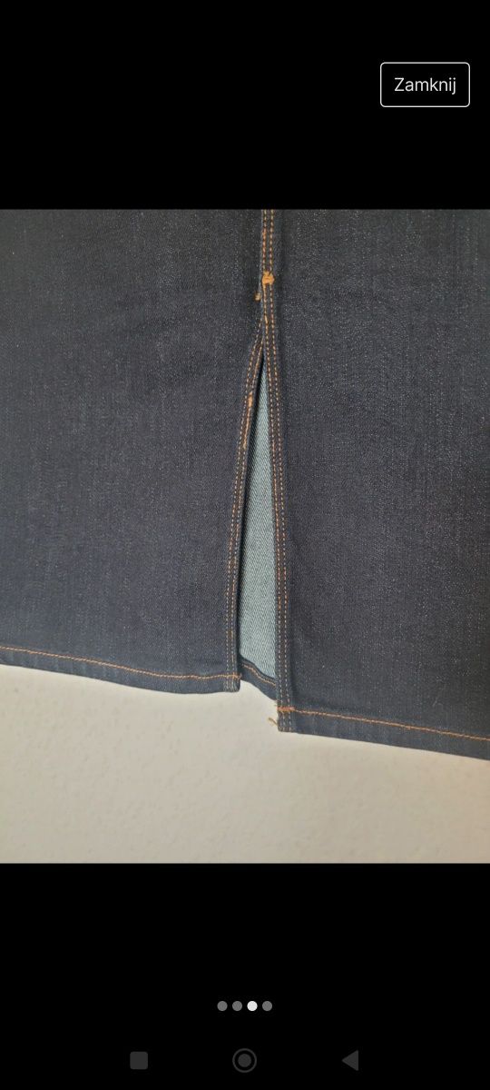 Spódnica f&f 36 S dżinsowa jeansowa damska
