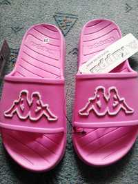 Nowe klapki sandały Kappa 39 25 cm 25,5 różowe gumowe