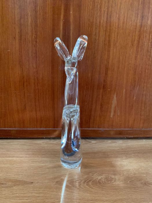 Estatuetas cristal veado e foca