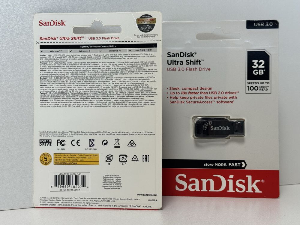 Флеш-Накопичувач SanDisk 32GB Ultra Shift™ USB 3.0