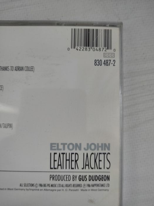CD диски Elton John Leather Jackets