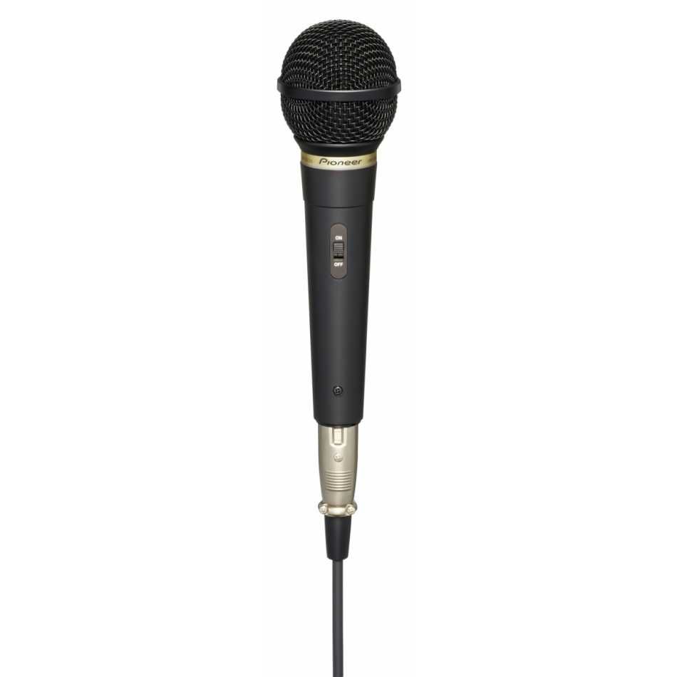 Microfone Dynamico Unidirecional PIONEER DM-V230K (Ideal para Karaoke)