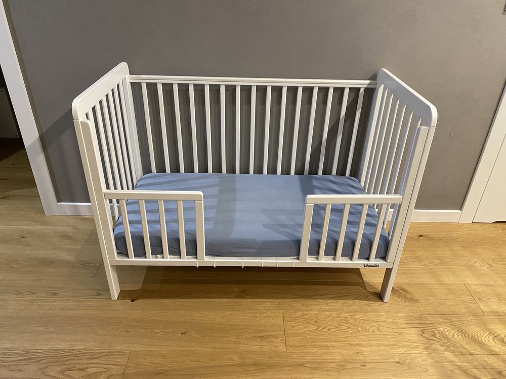 Kompletne łóżeczko Woodies Classic Cot 120x60