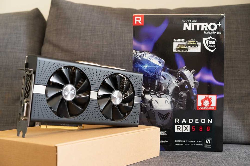 Sapphire RX580 Nitro+ Dual Bios 8Gb