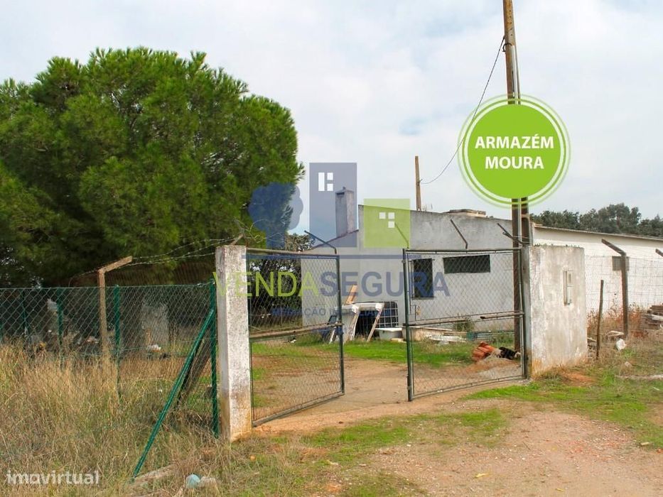 Terreno Agrícola com armazém | Moura