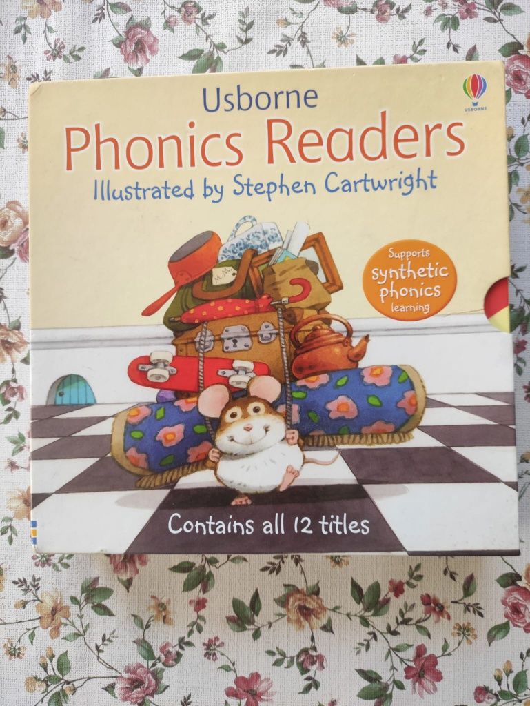 Zestaw 12 książek Phonics Readers Usborne po raz