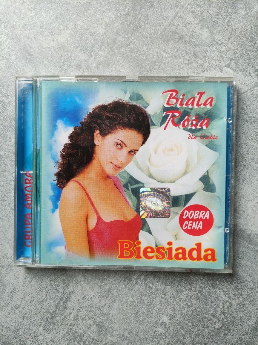 CD GRUPA AMORA Biała Róża dla Ciebie Biesiada Oryginalna płyta kompakt