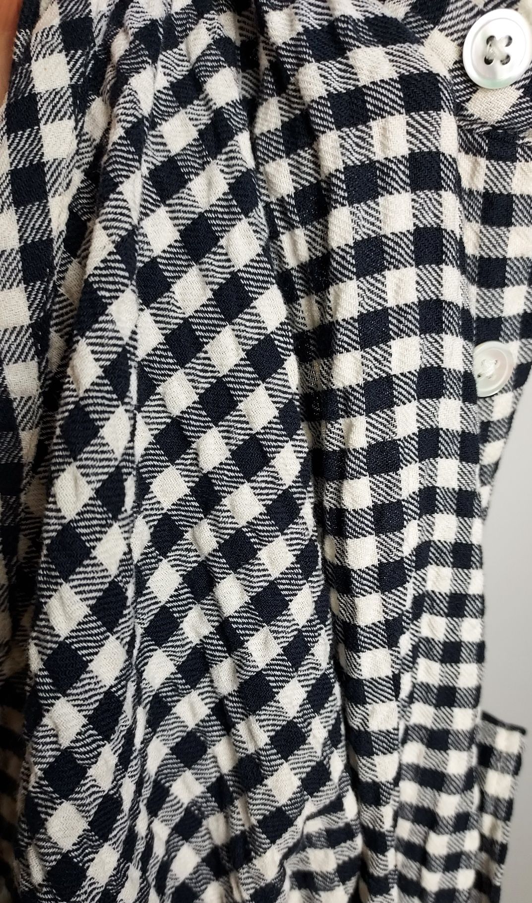 H&M_nowa męska koszula w kratkę Regular fit_L